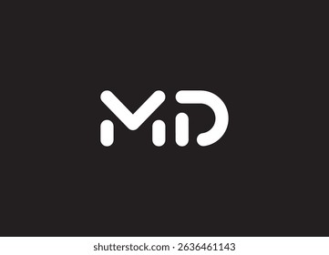 MD Logo Design Creative and Modern Logo Design