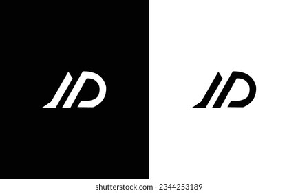 MD M AND D Abstract initial monogram letter alphabet logo design