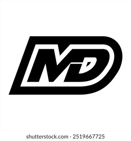 MD monogram logo,you can use this logo for anything you want,like a your brand logo or your team logo and anything you want