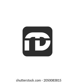 Md or nd Letter  vector  icon  Template  Illustration design template