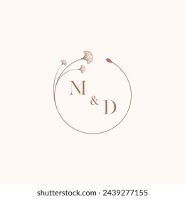 MD wedding monogram logo designideas as inspiration