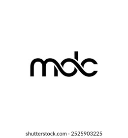 mdc original monogram logo design