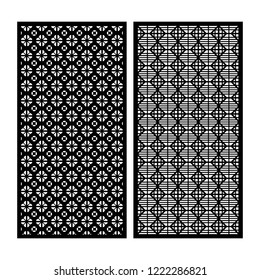 MDF Grill or Jali design graphic for cutting