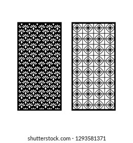 MDF Grill or Jali design graphic for cutting