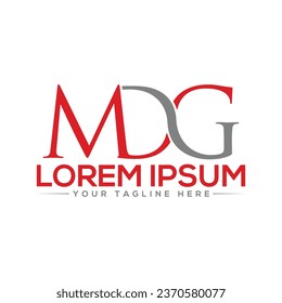 MDG Letter Logo Design Unique and Modern logo dESIGN