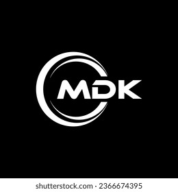 MDK Logo Design, Inspiration for a Unique Identity. Modern Elegance and Creative Design. Watermark Your Success with the Striking this Logo.