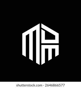 MDM logo MDM icon MDM monogram MDM letter minimalist Circle flat Unique modern abstract logo design.