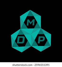 MDP creative minimalist letter logo. MDP unique vector initials alphabet letter logo design
