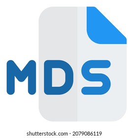 The MDS file format is used to store information relating to the formatting of a CD or DVD