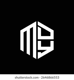 MDY logo MDY icon MDY monogram MDY letter minimalist Circle flat Unique modern abstract logo design.