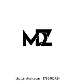 Mdz Letter Original Monogram Logo Design Stock Vector (Royalty Free ...