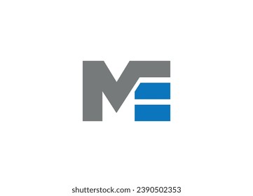 me creative modern logo design vector icon template