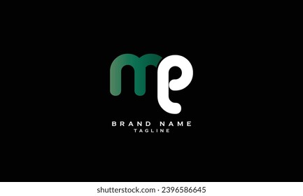 ME, EM, Abstract initial monogram letter alphabet logo design