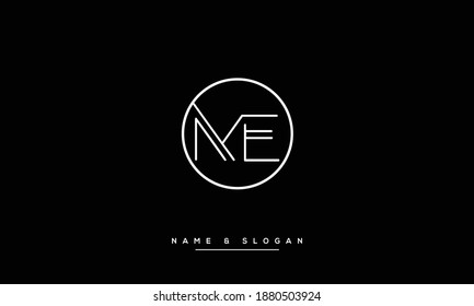 ME ,EM Abstract Letters logo monogram