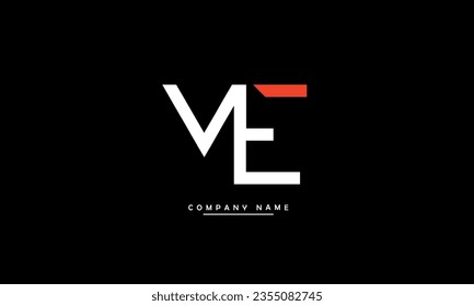 ME, EM Abstract Letters Logo Monogram
