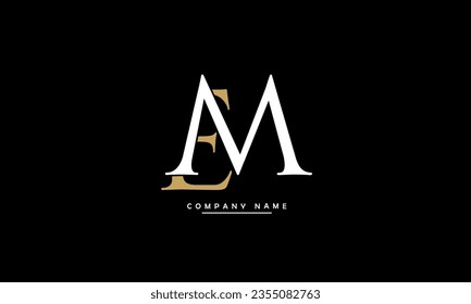 ME, EM Abstract Letters Logo Monogram
