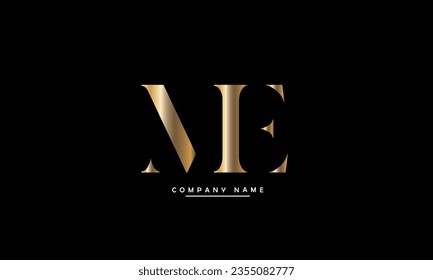 ME, EM Abstract Letters Logo Monogram