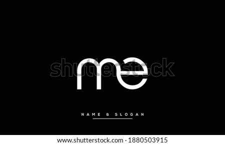 ME ,EM Abstract Letters logo monogram