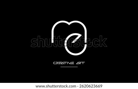 ME, EM, M, E abstract letters logo monogram