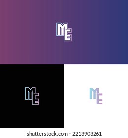 ME Esport Gaming Initial Logo Design