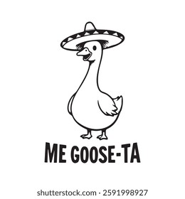 Me Goose Ta Mexican Funny Spanish Design