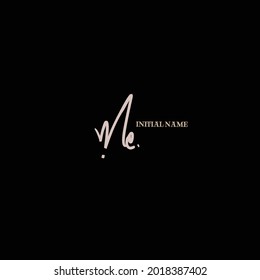 me handwritten logo for identity
