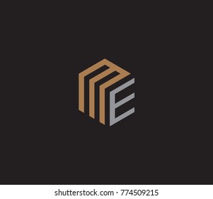 ME letter logo