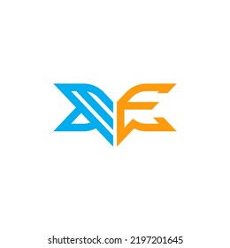 ME letter logo creative design with vector graphic, ME simple and modern logo.