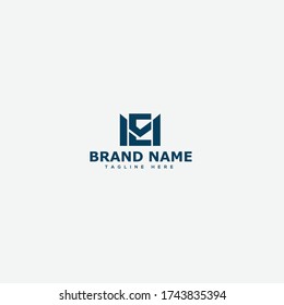 ME Letter Logo Design Template Vector