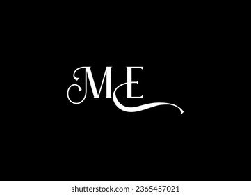 Logo für ME-Buchstaben und Logo für Monogramm