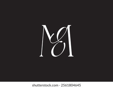 ME logo Design Template Vector Graphic Branding Element.
