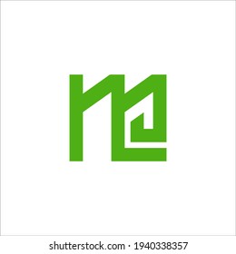 Signo vectorial de diseño de logotipo ME 