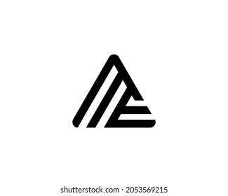 ME-Logo-Design, Vektorgrafik-Vorlage