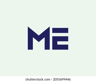 ME logo design vector template