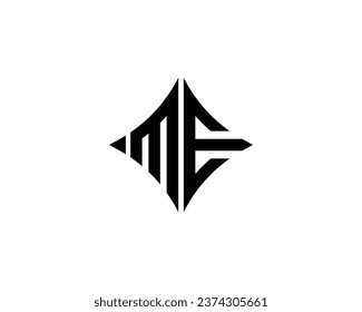 ME logo design vector template