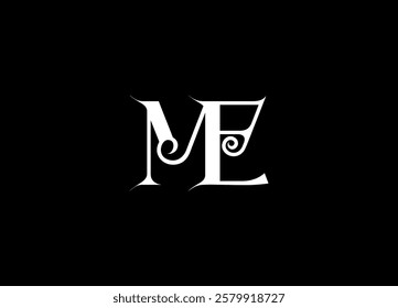 ME logo desing and monogram logo