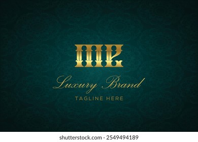 ME LUXURY LETTER LOGO DESIGN. It is a luxury letter monogram logo, this logo is made by combining two letters