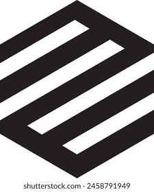 ME Polygon logo design, icon, symbol, vector file, 