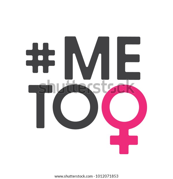 Me Too social movement hashtag against sexual\
assault and harassment. Vector illustration isolated on white\
background. Perfect to use for print layouts, web banners design\
and other creative projects