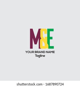 M&E vector logo design, ME Creative logo design