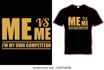 Me Vs Me I'm my Own Competition - Hustle hard Girl Boy power Sweat à Capuche