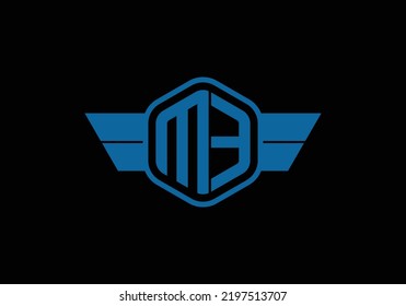 ME Wing Logo Design Template