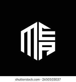 
Logo MEA Icône MEA Monogramme MEA Lettre minimaliste Cercle plat Conception unique de logo abstrait moderne.