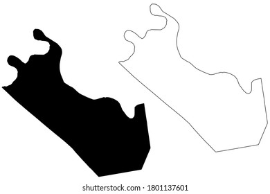 Meade County, Kentucky (U.S. county, United States of America, USA, U.S., US) map vector illustration, scribble sketch Meade map