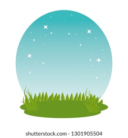 meadow grass landscape scene