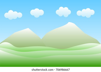 Meadow landscape background