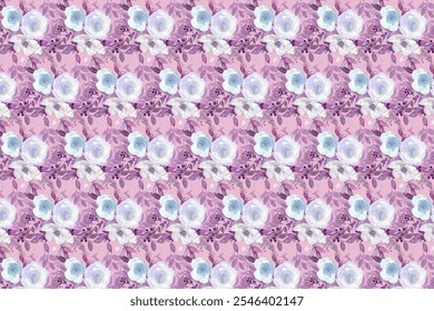 meadow seamless pattern. Plant background for fashion, wallpapers, print. A lot of different flowers on the field. Liberty style millefleurs. Trendy floral design