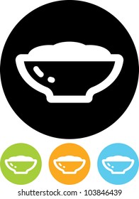 Meal Dish - Vector Icon Isolated