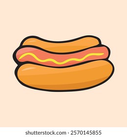 meal. doodle food with colored filling. fast food icons. fast street food. burger. pizza and hot dog. cutlets with a bun. vector. doodle. on a colored background. food products.