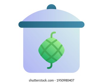 meal feast day ied single isolated icon with smooth style